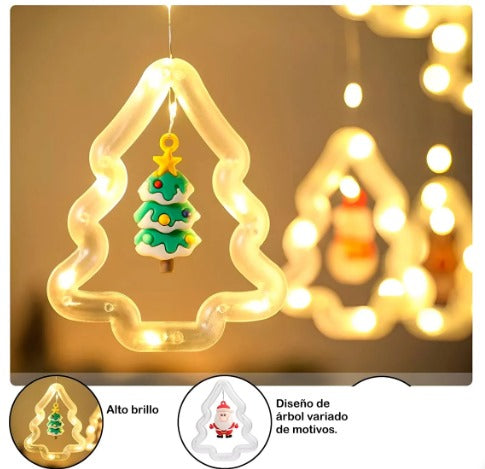 NOVEDOSA EXTENSIÓN DE LUCES NAVIDEÑAS LED X 3 METROS DE ANCHO