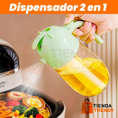 DISPENSADOR DE ACEITE EN BOTELLA 2 EN 1