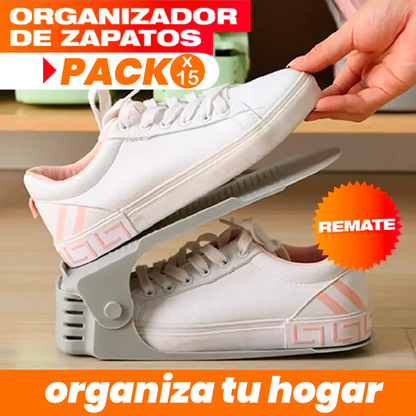 PAQUETE DE 15 ORGANIZADORES PARA 15 PARES DE ZAPATOS