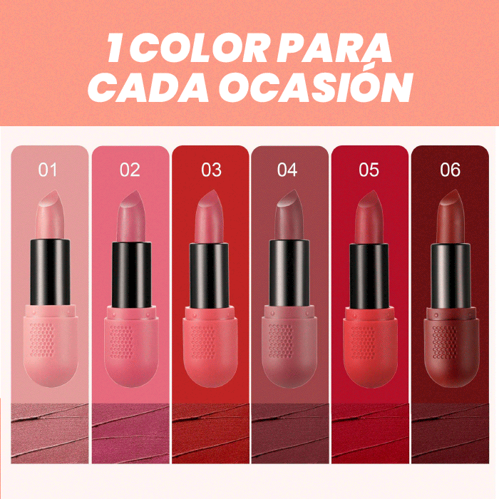 SET DE LABIALES DELUXE MATE X6