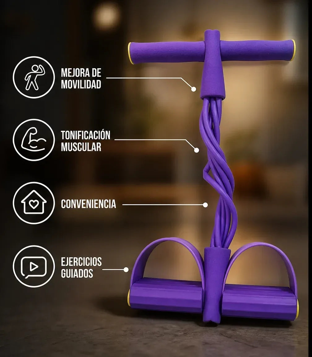 Banda de Estiramiento 6 Tiras BodyFlexy® Lleva GRATIS video de ejercicios
