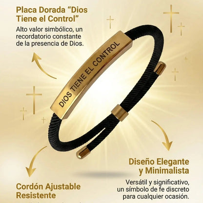 Lleva 2 Pulseras "Dios Tiene el Control" por el Precio de 1